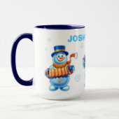 Winter Wonderland sneeuwvolk mok douanenaam (Links)