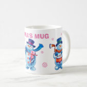 Winter Wonderland sneeuwvolk mok douanenaam (Voorkant rechts)