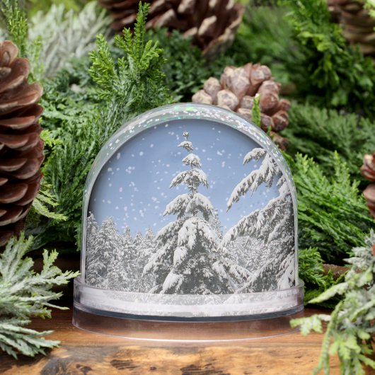 Winter Wonderland Snow Globe Snow Forest Snowglobe (Hiver)