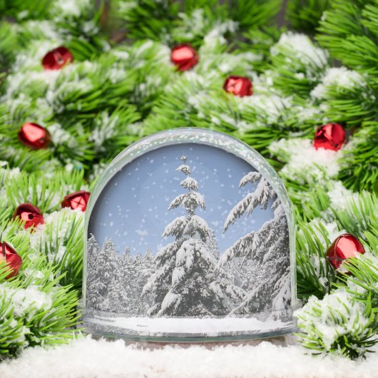 Winter Wonderland Snow Globe Snow Forest Snowglobe Sneeuwbol (Kerstmis)