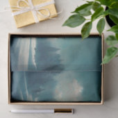 Winter Wonderland Snow Pine Trees Cloud Tissuepapier (Geschenk)