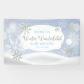 Winter Wonderland Snoweflakes backdrop Spandoek (Horizontaal)
