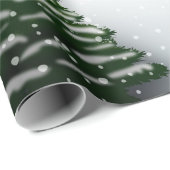 Winter Wonderland Snowman Kerstmis Cadeaupapier (Rol Hoek)