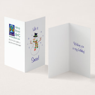Winter Wonderland Snowman *set van 25 vakantiekaar Kaart