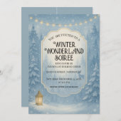 Winter Wonderland Soiree Kaart (Voorkant / Achterkant)