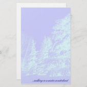 Winter Wonderland Stationery Briefpapier (Voorkant / Achterkant)