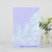 Winter Wonderland Stationery Briefpapier (Staand voorkant)