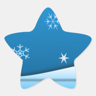 Winter Wonderland Ster Sticker