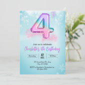 `Winter Wonderland Stwood party Invitation (Debout devant)