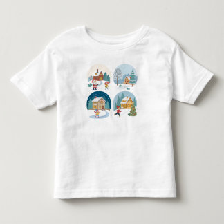 Winter Wonderland T shirt. Kinder Shirts