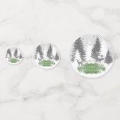 Winter Wonderland Table Confetti - Green (Voorkanten)