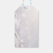 Winter Wonderland takken dank u Cadeaulabel (Achterkant)