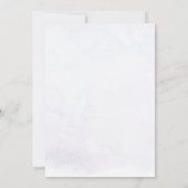 Winter Wonderland Time Capsule Note Bericht Kaart (Achterkant)