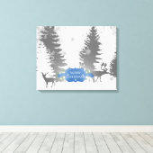 Winter Wonderland toile étirée Imprimer - Bleu (Insitu (Plancher de Bois))