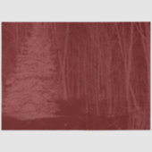 Winter Wonderland Trees Tissue Paper Tissuepapier (Voorkant)