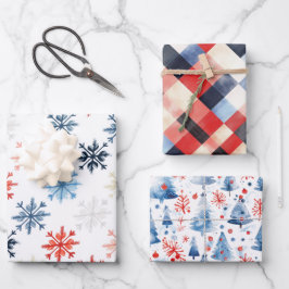 Winter Wonderland Trio Inpakpapier Vel