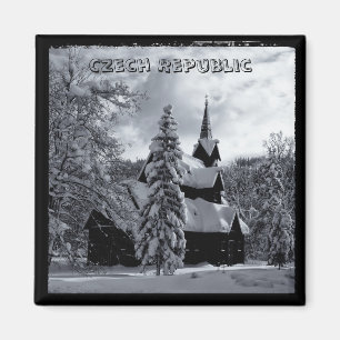 Winter Wonderland, Tsjechië (Fridge Magnet) Magneet