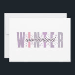 Winter Wonderland - Typographie Festive Art<br><div class="desc">Entrez dans un "Winter Wonderland" magique avec ce design élégant aux couleurs pastel douces et aux flocons de neige fantaisistes. Parfait pour ajouter une touche de charme à vos célébrations d'hiver, ce design fonctionne magnifiquement sur une variété de produits Zazzle tels que T-shirts, tasses, cartes et plus encore. Que vous...</div>