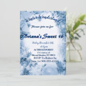 Winter Wonderland Uitnodigingen (Staand voorkant)