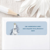 Winter Wonderland Unicorn  Etiket (Insitu)