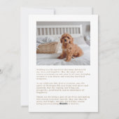 Winter Wonderland Vacances Verticales Carte photo (Dos)