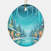 Winter Wonderland Village 2 Ornement (Gauche)