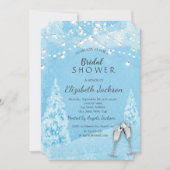 Winter Wonderland, Vrijgezellenfeest pijnbomen Kaart (Voorkant)