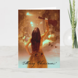 Winter wonderland, vrolijk kerstfeest! feestdagen kaart