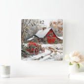 Winter Wonderland Wall klok (Huis)