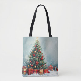 Winter Wonderland Waterverf Canvas tas