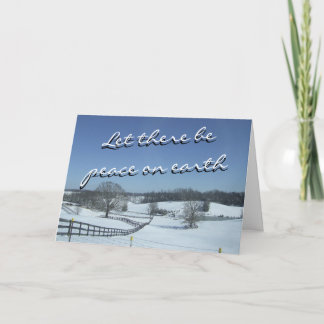 Winter Wonderland Wenskaart Feestdagen Kaart