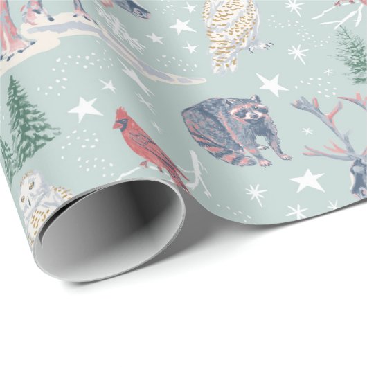 Winter Wonderland Wrapping Paper Cadeaupapier (Rol Hoek)