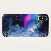 Winter Wonderlights Hoesje-Mate iPhone Case (Achterkant (horizontaal))