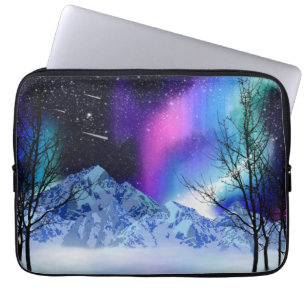 Winter Wonderlights Laptophoes Laptop Sleeve