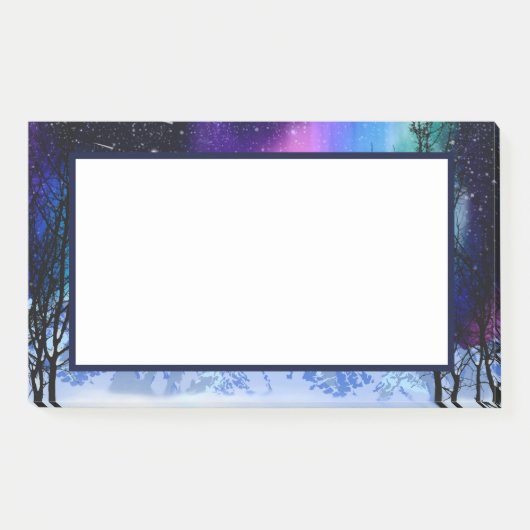 Winter Wonderlights Post-it Notes (Devant)
