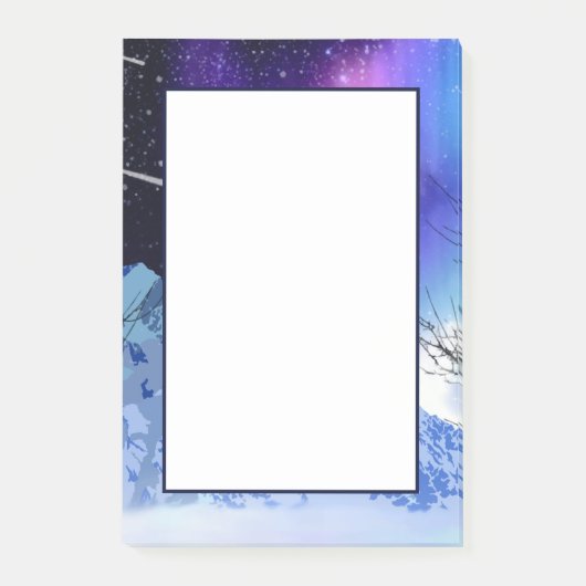 Winter Wonderlights Post-it Notes (Voorkant)