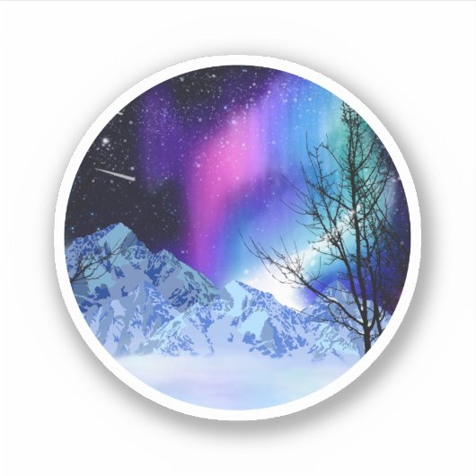 Winter Wonderlights Sticker (Voorkant)