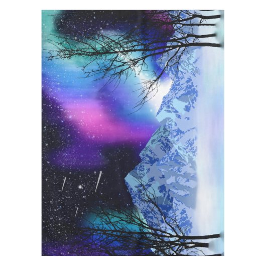 Winter Wonderlights Tafelkleed (Voorkant)