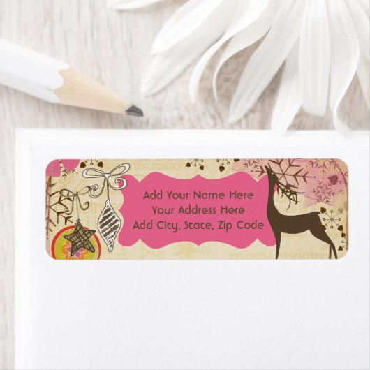 Winter Wonderment Return Address Labels (Insitu)