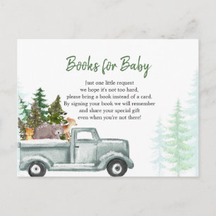 Winter Woodland Animal Books for Baby Briefkaart