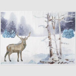 Winter Woodland Emphemera Series Design 1 Tissuepapier