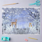 Winter Woodland Emphemera Series Design 5 Tissuepapier (Craft)