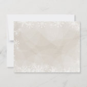 Winter Woodland - Hartelijk dank Bedankkaart (Achterkant)