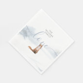 Winter Woodland Scene Fox Servet (Hoek)