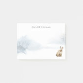 Winter Woodland Scene Hare Post-it® Notes (Voorkant)
