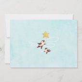 Winter Woodland Schaatsen Wilde Dieren Verjaardag Kaart (Achterkant)