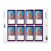 "Winter Wrapping" Art cadeau labels (Full Sheet)