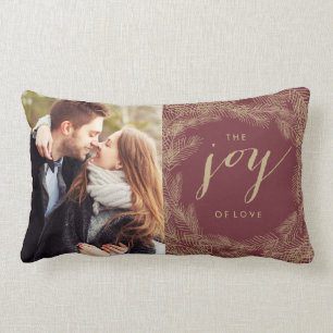 WINTER WREATH JOY STYLISH HOLIDAY PILLOW KUSSEN