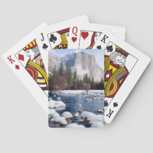 Winter Yosemite National Park Pokerkaarten