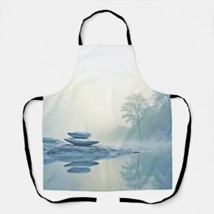 Winter Zen: Foggy Lake Balance Schort